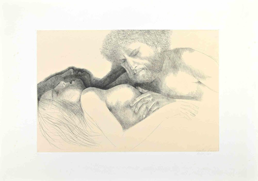 Emilio Greco, Return of Ulysses, Etching, 1970