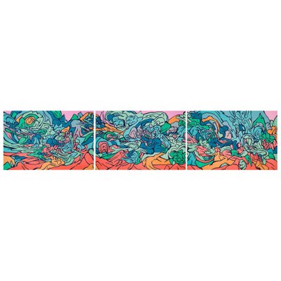 Emilio Perez, 2017, Triptych of Three Lithographs-WM-1044772