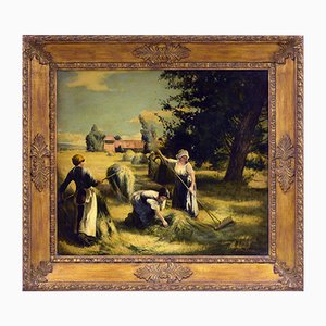 Emilio Pergola, Scene, Oil on Canvas, Framed-VHF-1072577