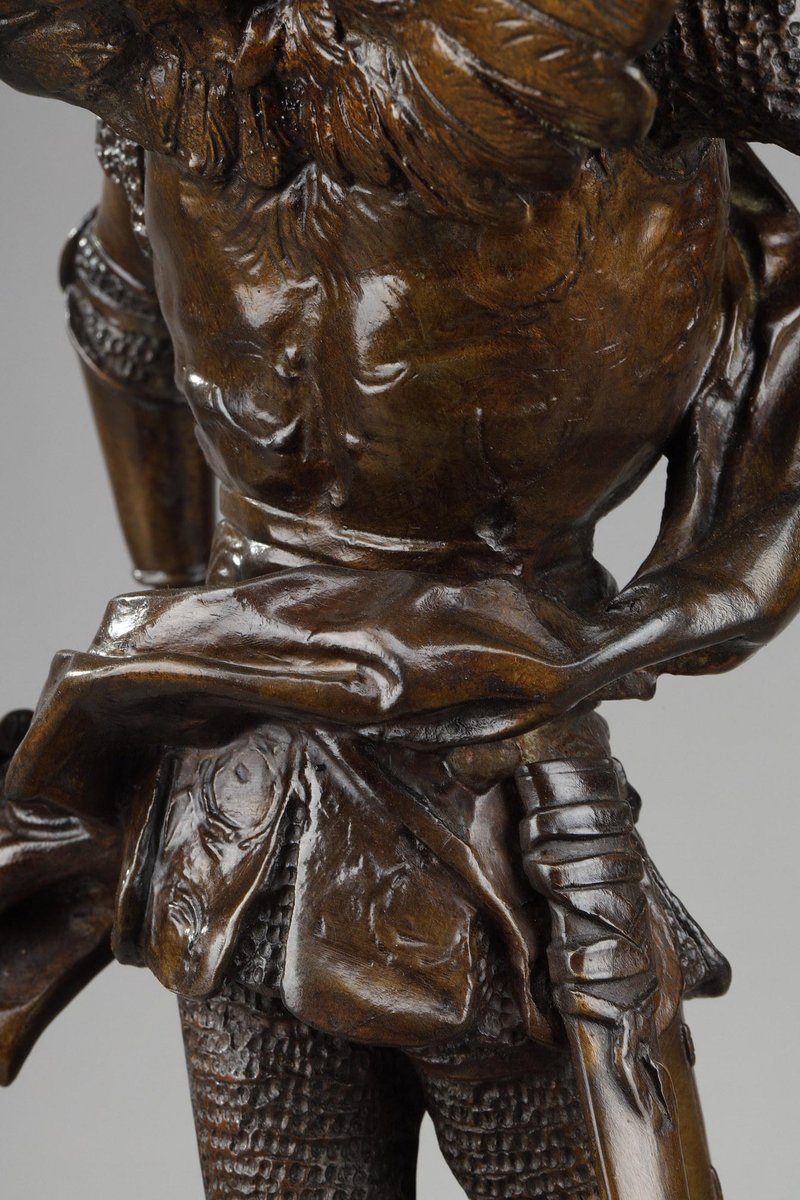 Emmanuel Fremiet, Saint Michel Slaying the Dragon, Bronze