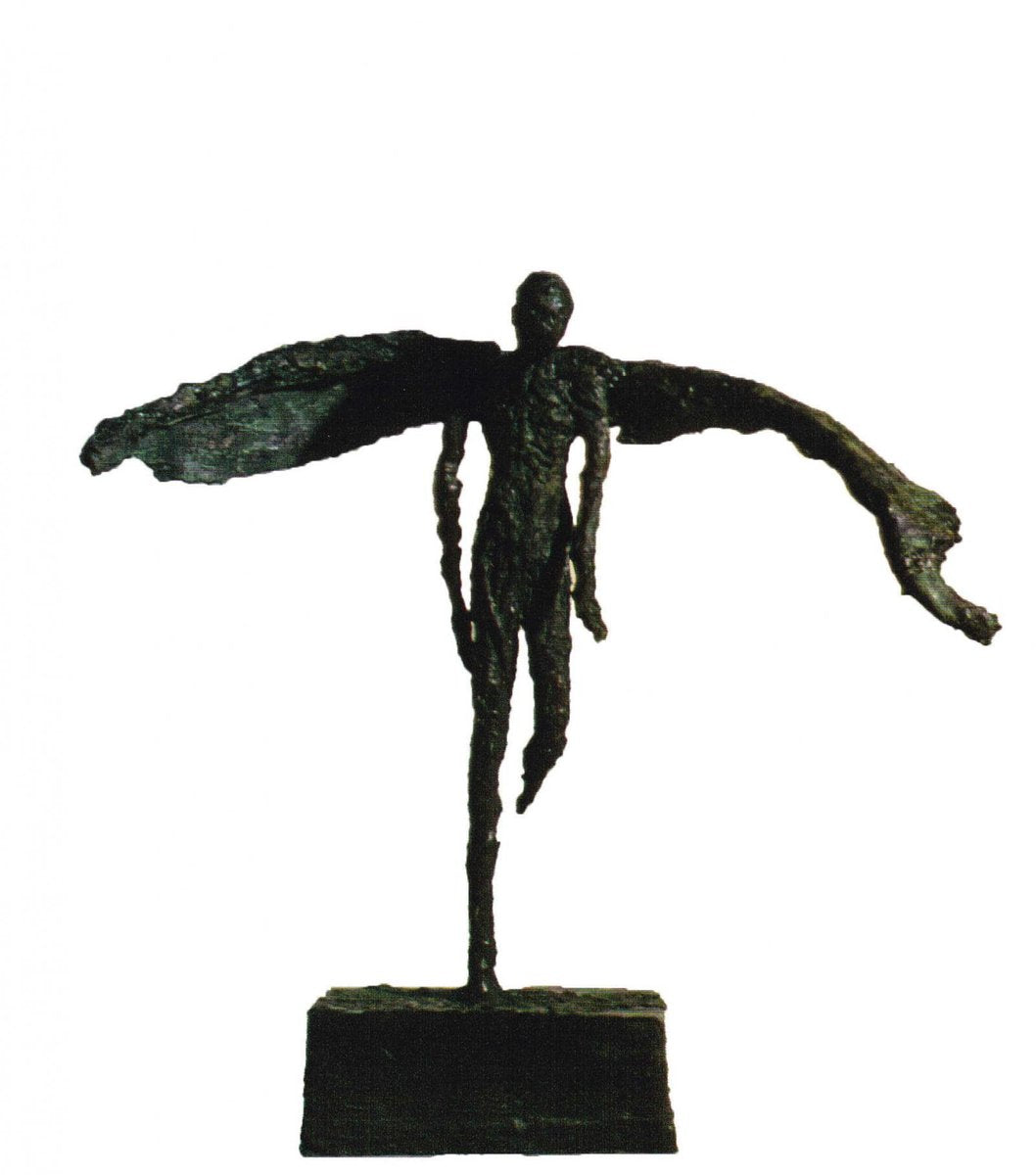 Emmanuel Okoro, Flight of Fancy, Bronze Resin Sculpture