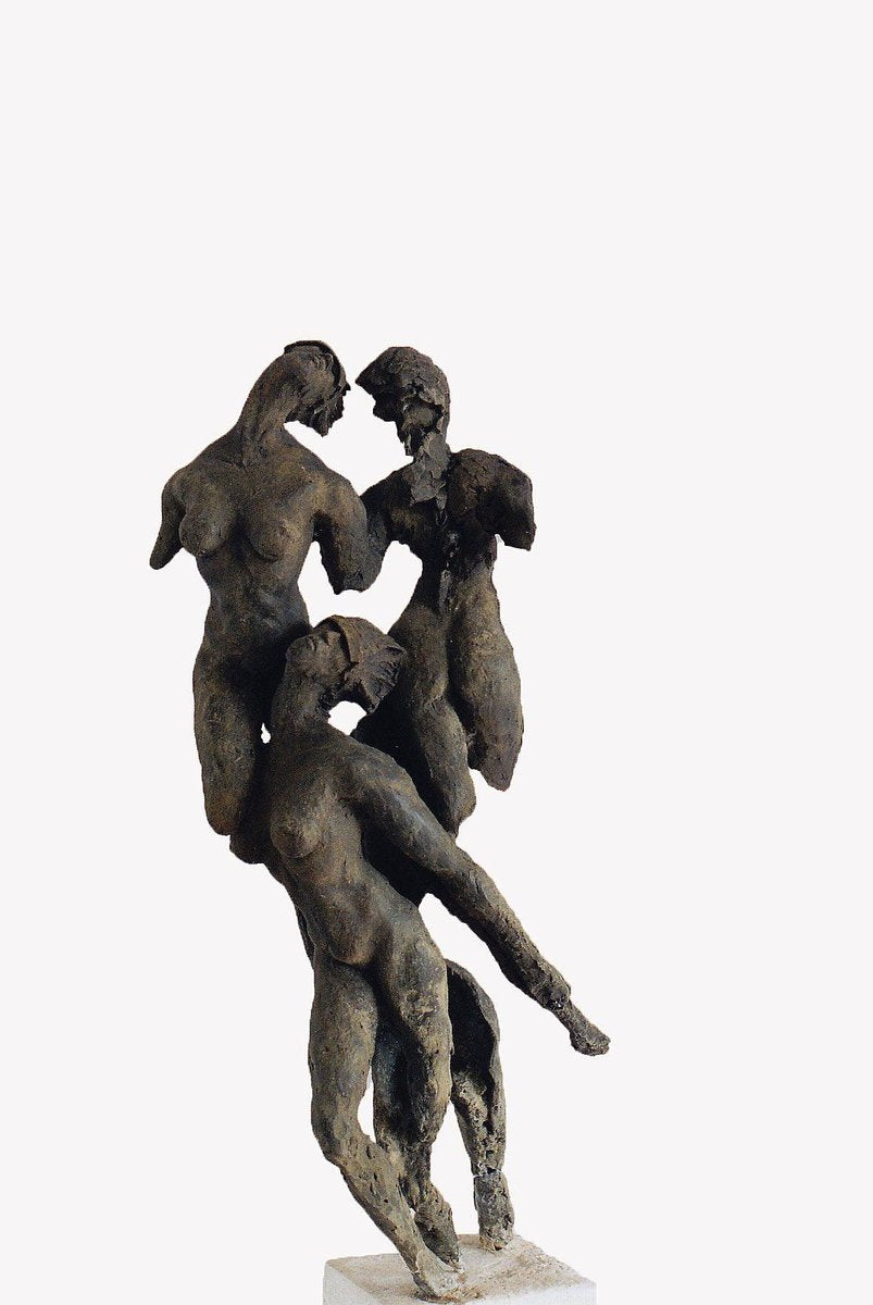 Emmanuel Okoro, Nymphs, Bronze Resin Sculpture