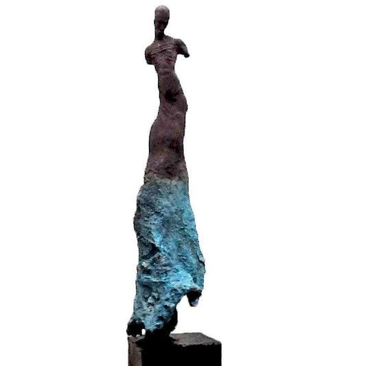 Emmanuel Okoro, Vessel, Bronze Resin Sculpture