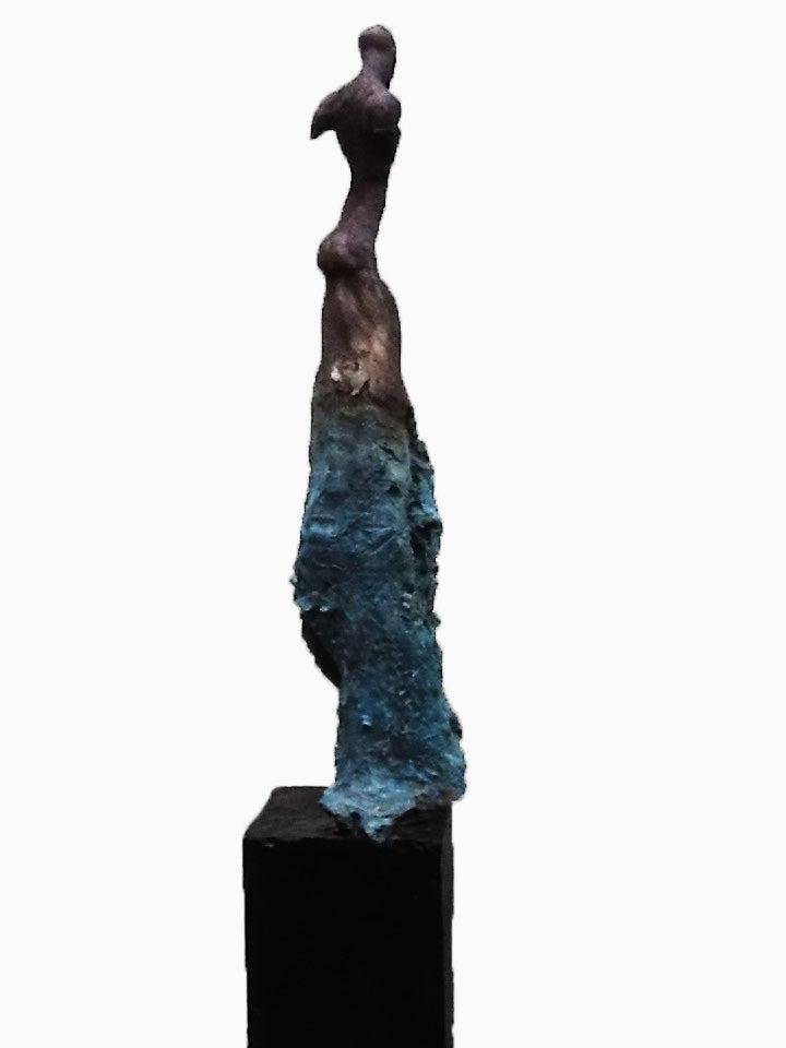 Emmanuel Okoro, Vessel, Bronze Resin Sculpture