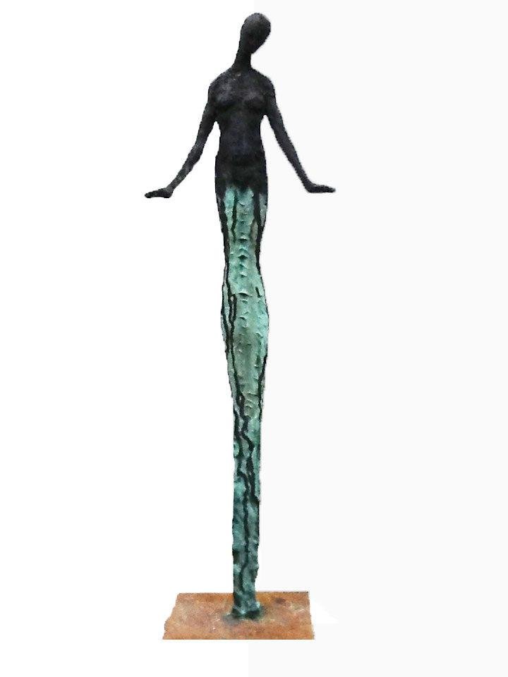 Emmanuel Okoro, Young One, Bronze Resin Sculpture