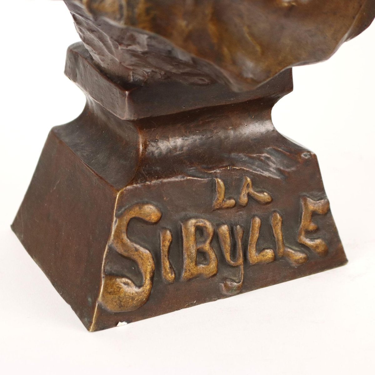 Emmanuel Villanis, Sibyl Bust, Bronze