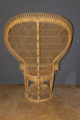 Emmanuelle Armchair in Rattan, 1970s-BCR-1785409