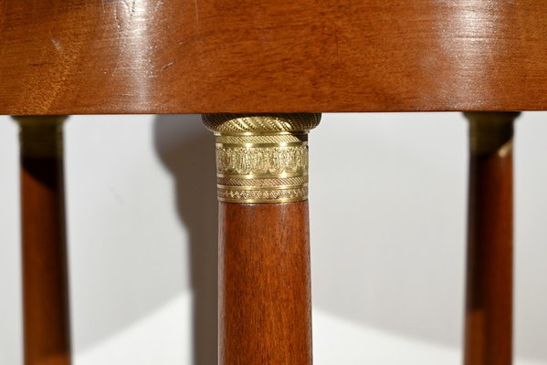 Empire 20th Century Mahogany Pedestal Table, 1890s-RVK-1792467