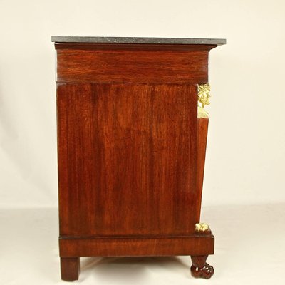 Empire Acajou Mouchete Mahogany Mounted Commode Attributed to Bernard Molitor-KMT-726893