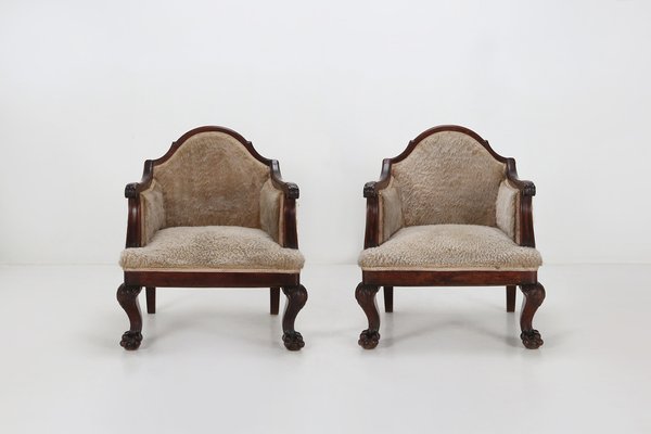 Empire Armchairs, 1820, Set of 2-YSY-1259142