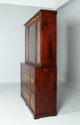 Empire Bookcase with Safe Deposit Box, 1820s-ZLE-1784499