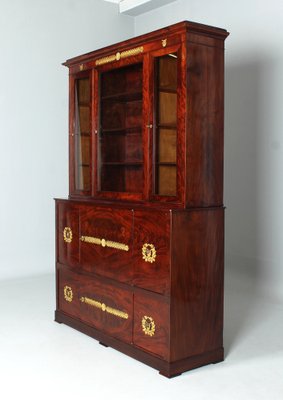 Empire Bookcase with Safe Deposit Box, 1820s-ZLE-1784499