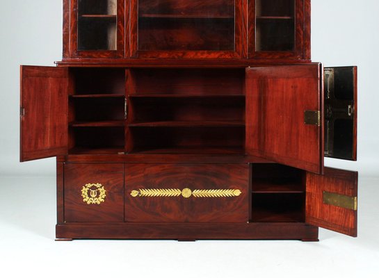 Empire Bookcase with Safe Deposit Box, 1820s-ZLE-1784499