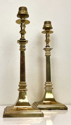 Empire Brass Table Lamps, 1970s, Set of 2-WZZ-1722477