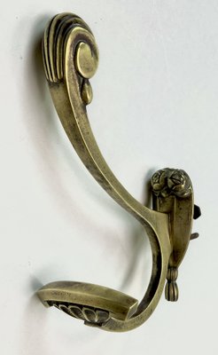 Empire Bronze Coat Hooks, 1850s, Set of 5-WZZ-1373012