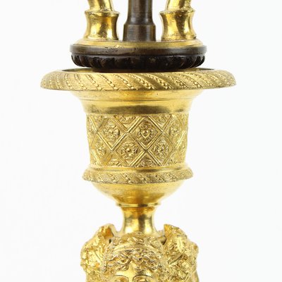 Empire Candleholders with Caryatids à la Grècque, 19th Century, Set of 2-KMT-1396573