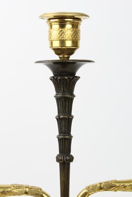 Empire Candleholders with Caryatids à la Grècque, 19th Century, Set of 2-KMT-1396573