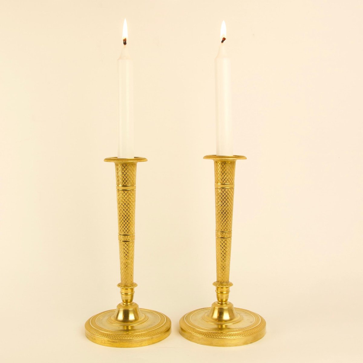 Empire Candlesticks in the Manner of Claude Galle, 1815, Set of 2