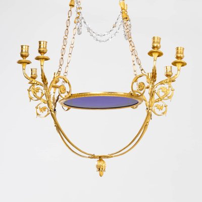 Empire Chandelier Candleholder, Russia, 1810s-VEI-1704683