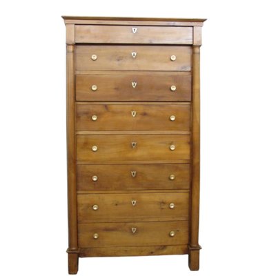 Empire Cherry Wood Chest of Seven Drawers-TCS-2017501