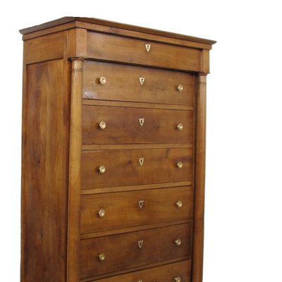 Empire Cherry Wood Chest of Seven Drawers-TCS-2017501