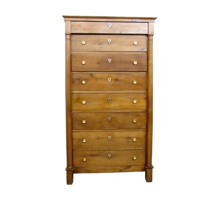 Empire Cherry Wood Chest of Seven Drawers-TCS-2017501