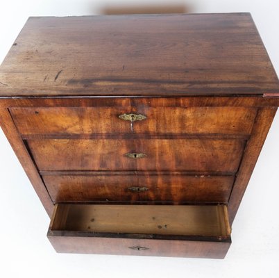 Empire Chest of Drawers with Four Mahogany Drawers, 1840s-UY-1000715