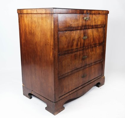 Empire Chest of Drawers with Four Mahogany Drawers, 1840s-UY-1000715