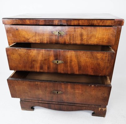 Empire Chest of Drawers with Four Mahogany Drawers, 1840s-UY-1000715