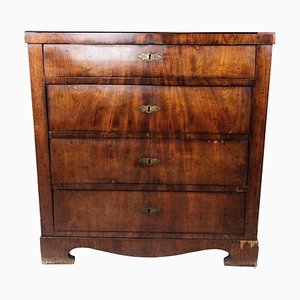 Empire Chest of Drawers with Four Mahogany Drawers, 1840s-UY-1000715