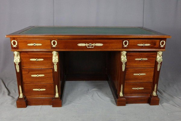 Empire Desk in Wood, 19th Century-WSV-1312222