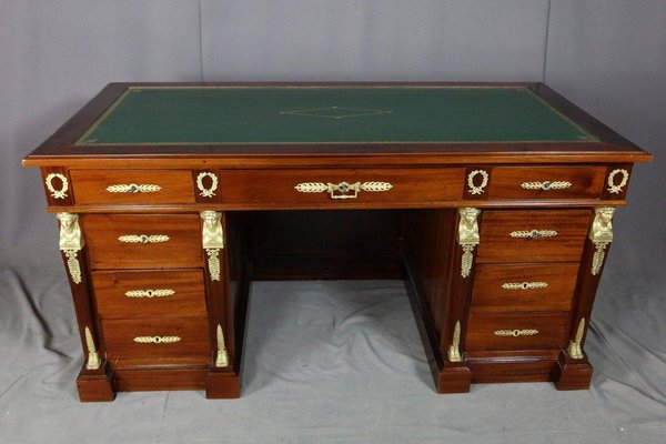 Empire Desk in Wood, 19th Century-WSV-1312222