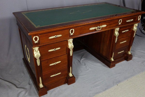 Empire Desk in Wood, 19th Century-WSV-1312222