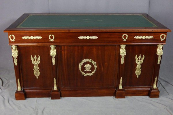 Empire Desk in Wood, 19th Century-WSV-1312222