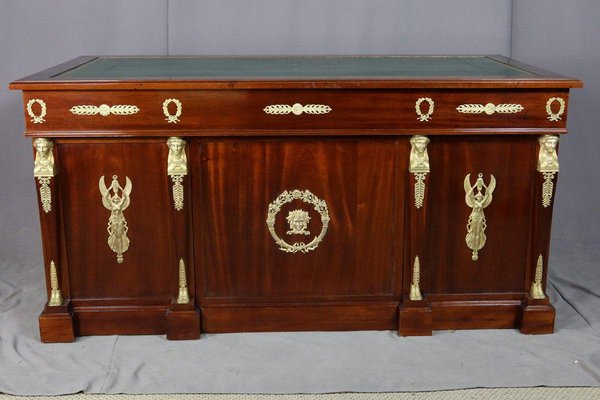 Empire Desk in Wood, 19th Century-WSV-1312222