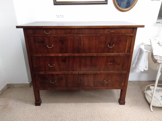 Empire Dresser with Four-Drawer in Walnut-ZFY-1186314