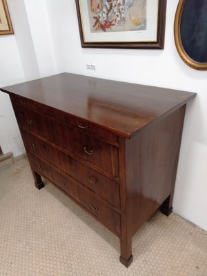 Empire Dresser with Four-Drawer in Walnut-ZFY-1186314