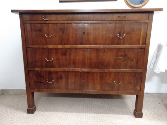 Empire Dresser with Four-Drawer in Walnut-ZFY-1186314