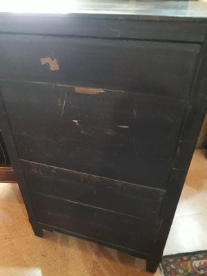 Empire Dutch Inlaid Secretaire-AKA-691942