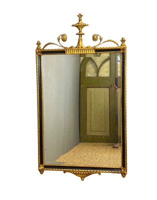 Empire Hand Carved and Guilded Mirror from Spini Firenze, 1960s-WZZ-1812435