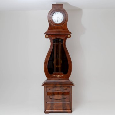 Empire Mahogany Grandfather Clock, Early 19th Century-VEI-1748811