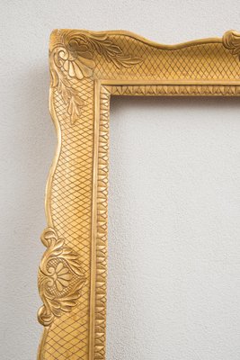 Empire Neapolitan Frame in Golden and Carved Wood, 1800s-KKK-1776538