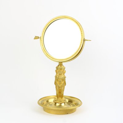 Empire or Charles X Egyptian Style Table Mirror, France, Early 1800s