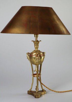 Empire Ormolu Incense Burner Table Lamp-ESB-1376566