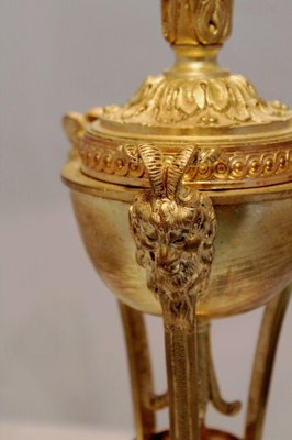 Empire Ormolu Incense Burner Table Lamp-ESB-1376566