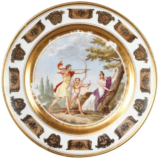 Empire Plate by Athanase Marie Martin for Coquerel & François Antoine Legros