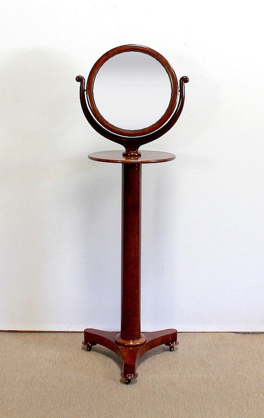 Empire Psyché Mirror in Mahogany, Early 19th Century