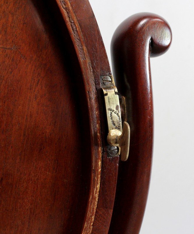 Empire Psyché Mirror in Mahogany, Early 19th Century