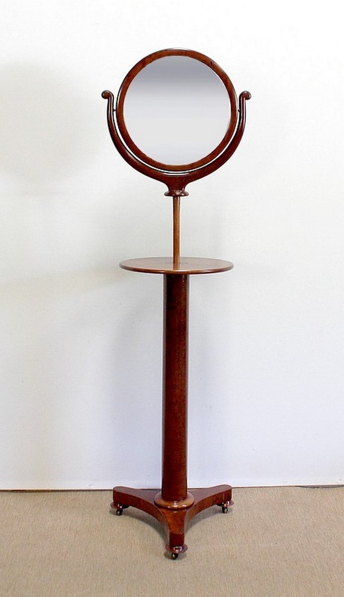 Empire Psyché Mirror in Mahogany, Early 19th Century