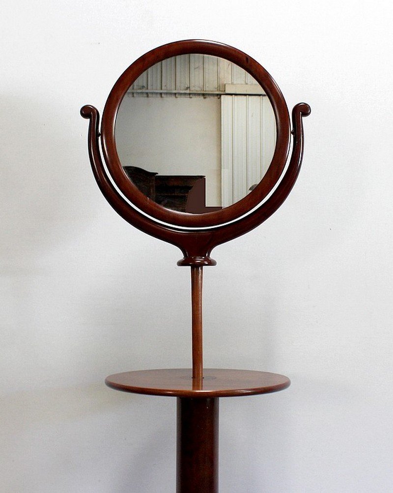 Empire Psyché Mirror in Mahogany, Early 19th Century